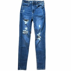 American Eagle super hi-rise jegging size 4 regular